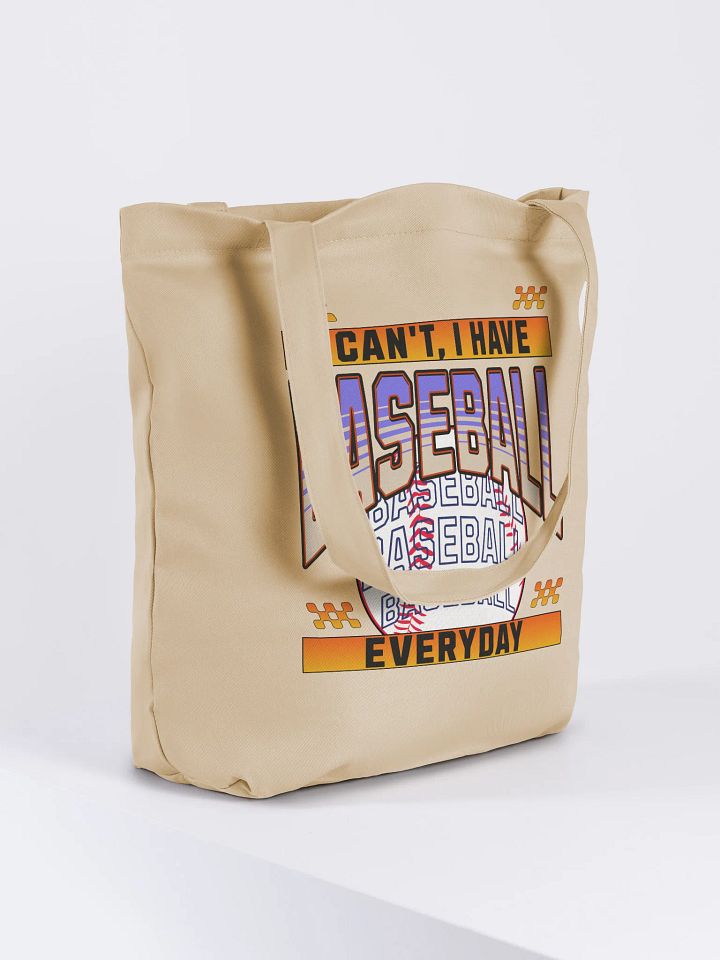 I Cant I Have Baseball Everyday Graphic Eco Tote Bag product image (4)