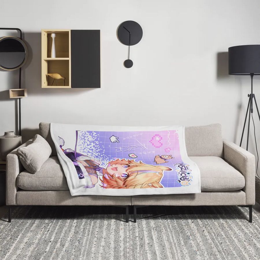 Kozii Alpaca VTuber Throw Blanket product image (3)