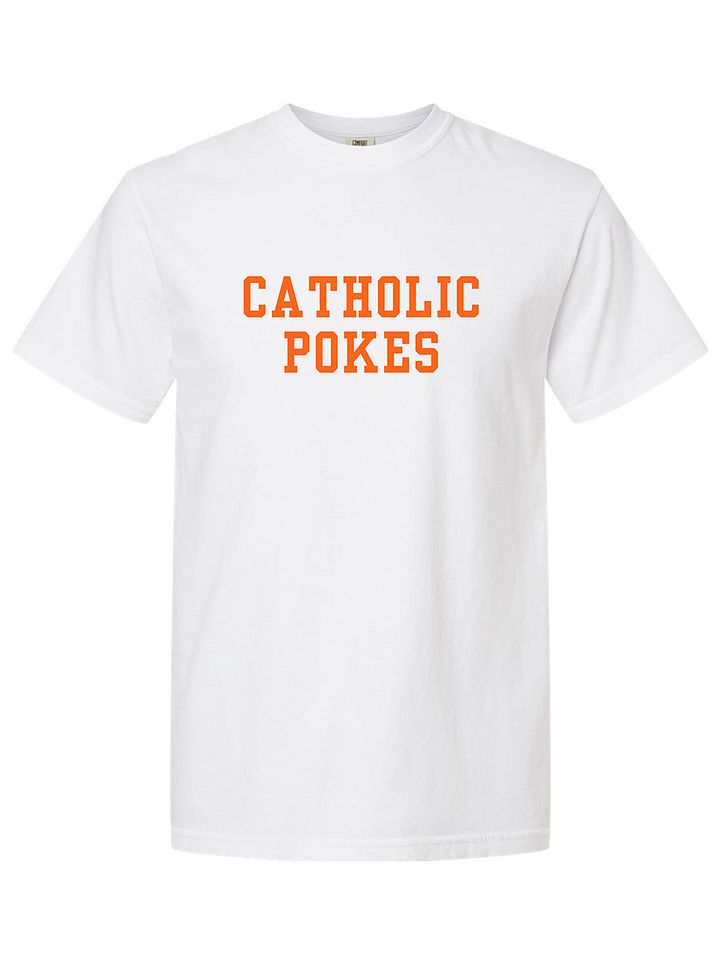 Catholic Pokes - White T-Shirt product image (1)