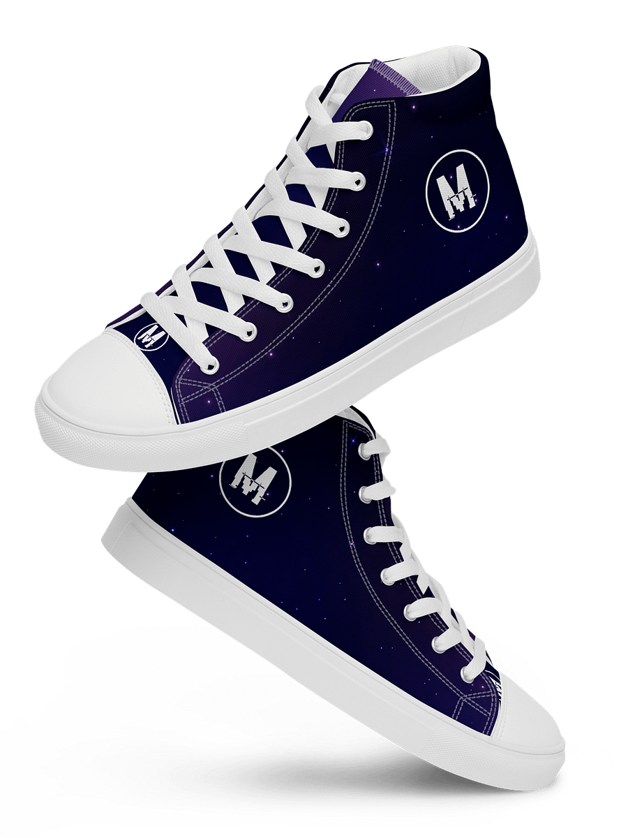 Grape Galaxy Quest - Women's High Tops | #MadeByMELO product image (2)