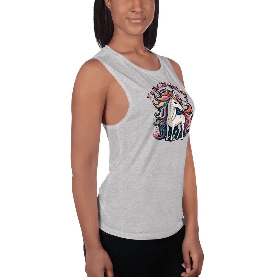 That kind of unicorn flowy tank top product image (15)
