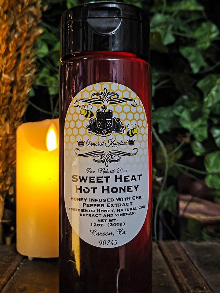 The Armored Kingdom Sweet Heat Hot Honey (12oz) product image (1)