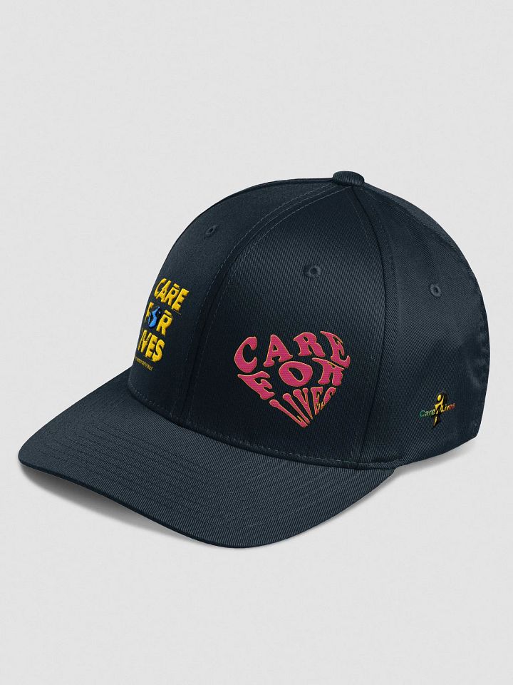 Care 4 Lives Flexfit Structured Fitted Cap product image (2)