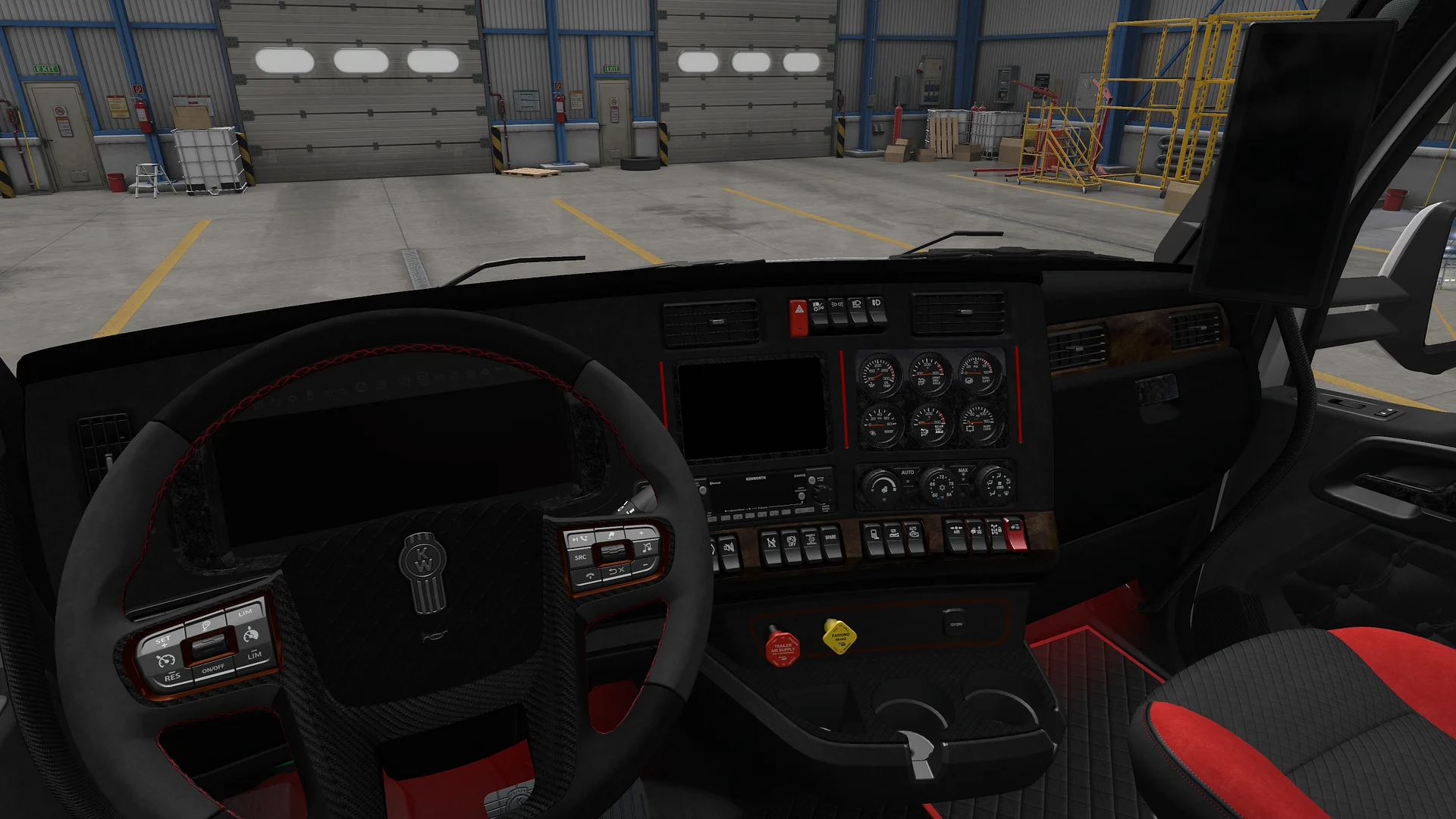 [T680_22-EWI_2] Kenworth T680 2022 SL52 - EnioWorkshop Interior Black v1 product image (3)