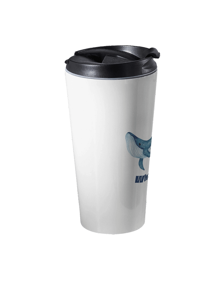 Whale Done! Stainless Steel Travel Mug – Eco-Friendly Coffee Cup for Ocean Lovers & Scuba Divers product image (2)