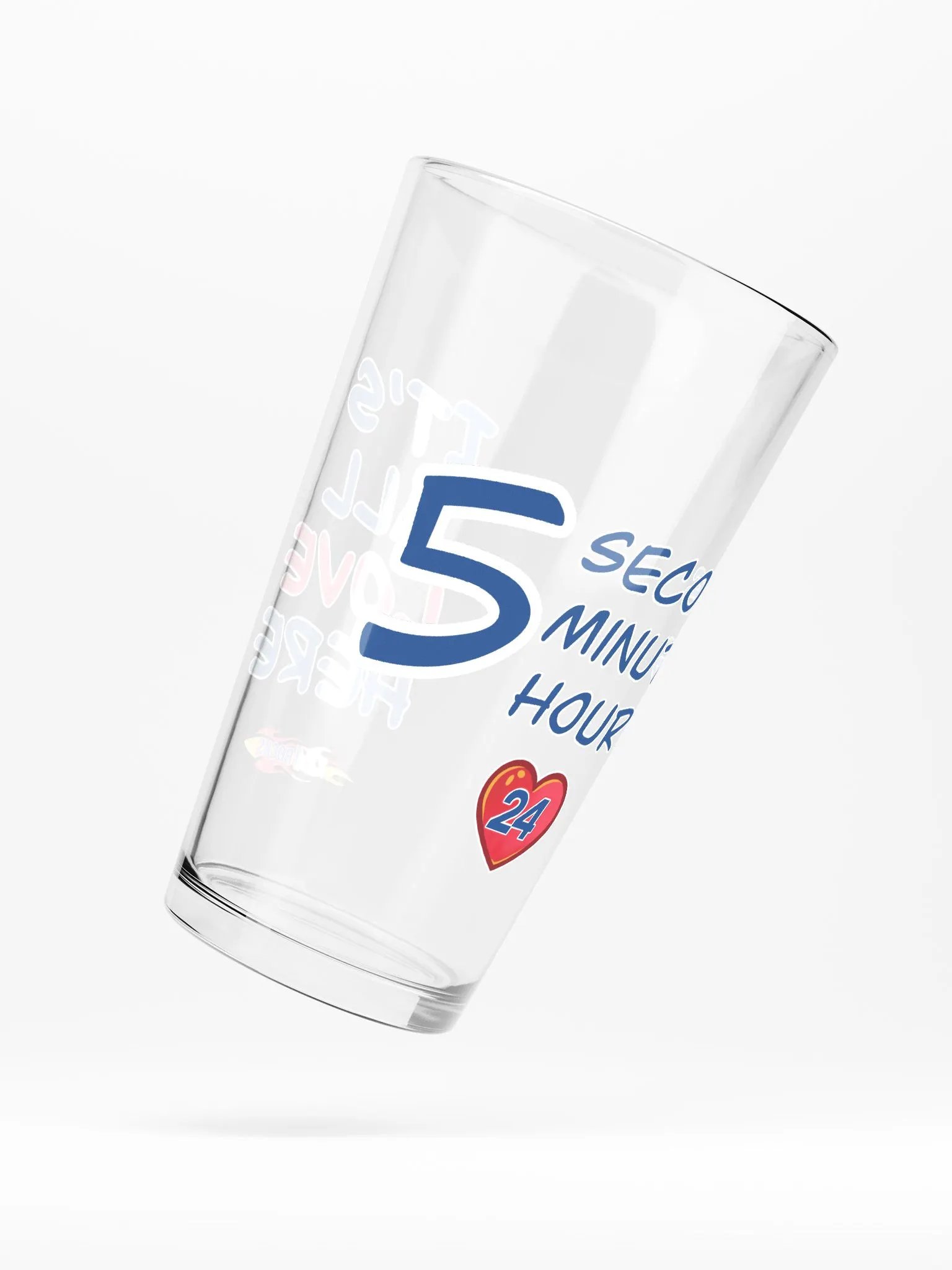 It's All Love Pint Glass product image (2)