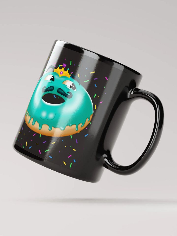 King of the Donuts Black Mug product image (4)