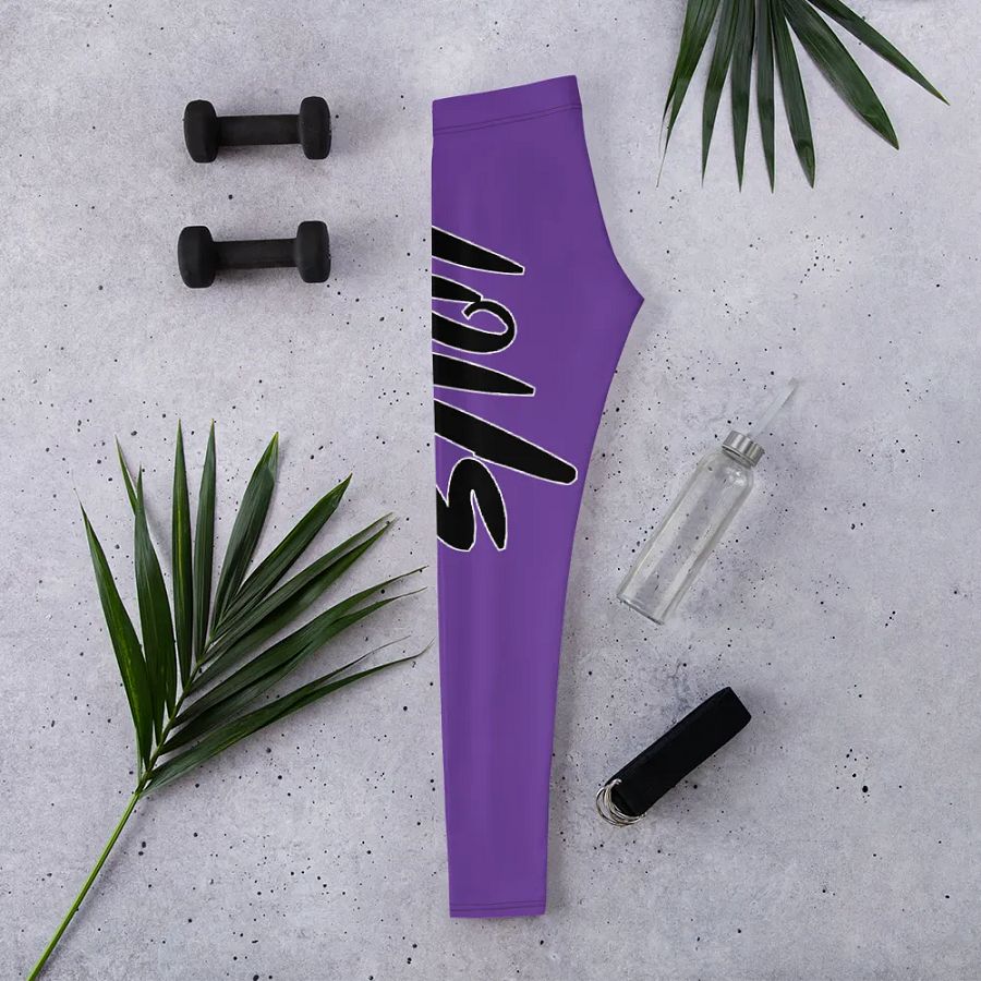 Love - Black & Purple - Leggings product image (3)