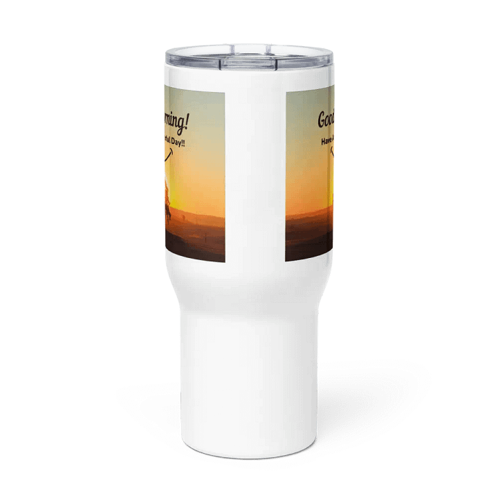 Smiling Sunrise Stainless Steel Travel Mug product image (2)