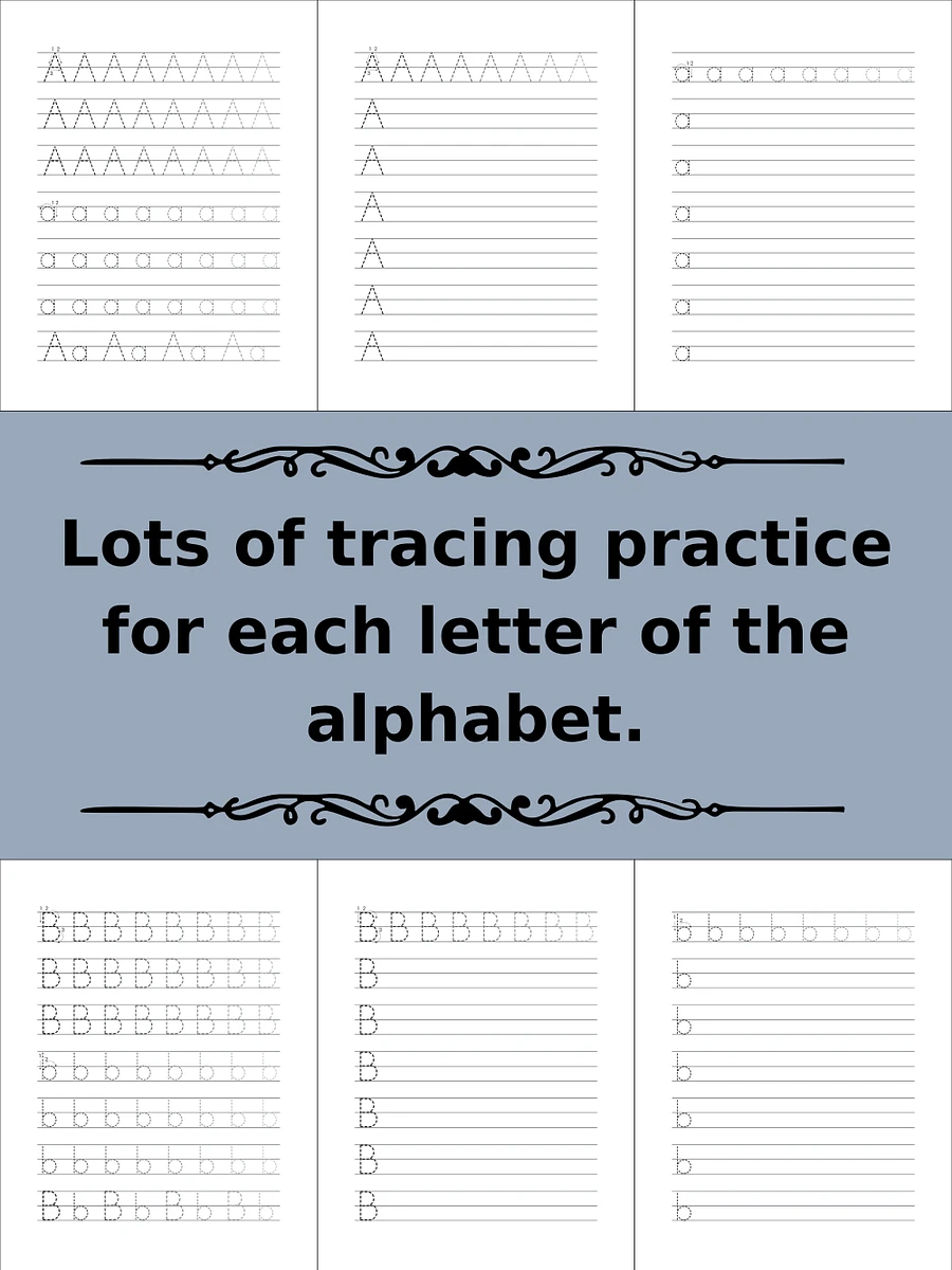 Printable ABC Letter Tracing Practice Pages product image (2)