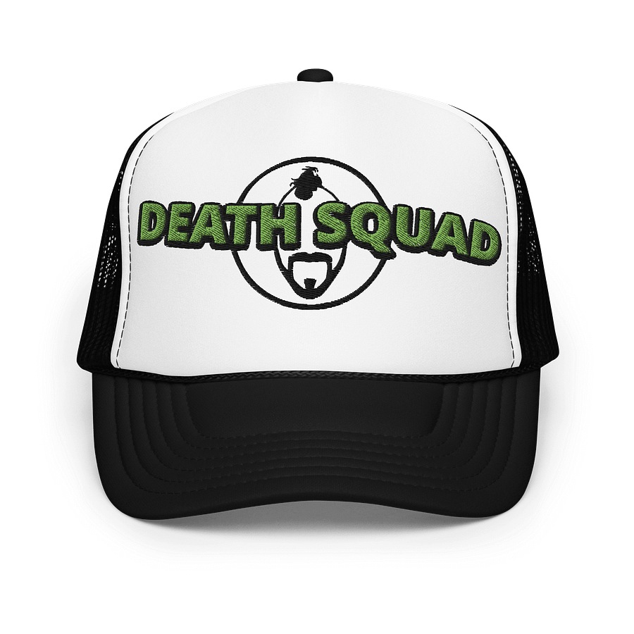 Death Squad Slime Embroidered Trucker Hat Light product image (1)