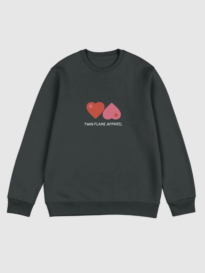 'Yin-Yang Heart' Organic Cotton Eco Sweatshirt product image (1)