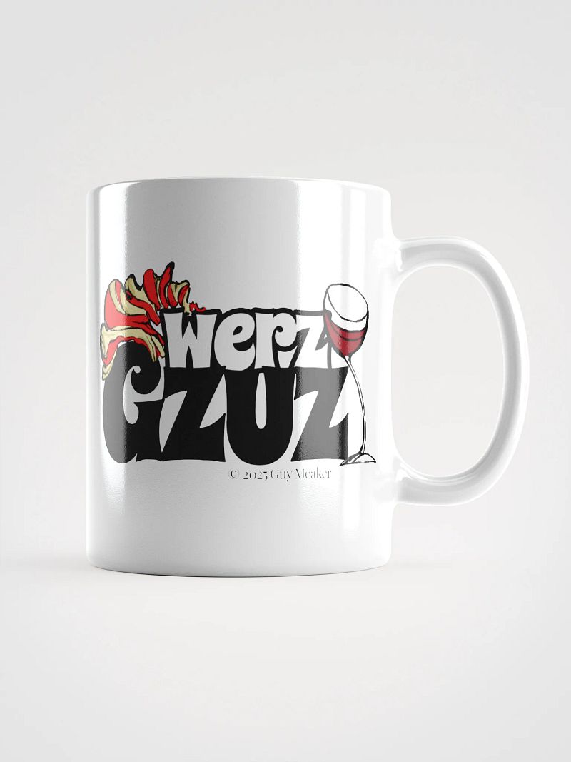 Werz Gzuz Brand On White Mug