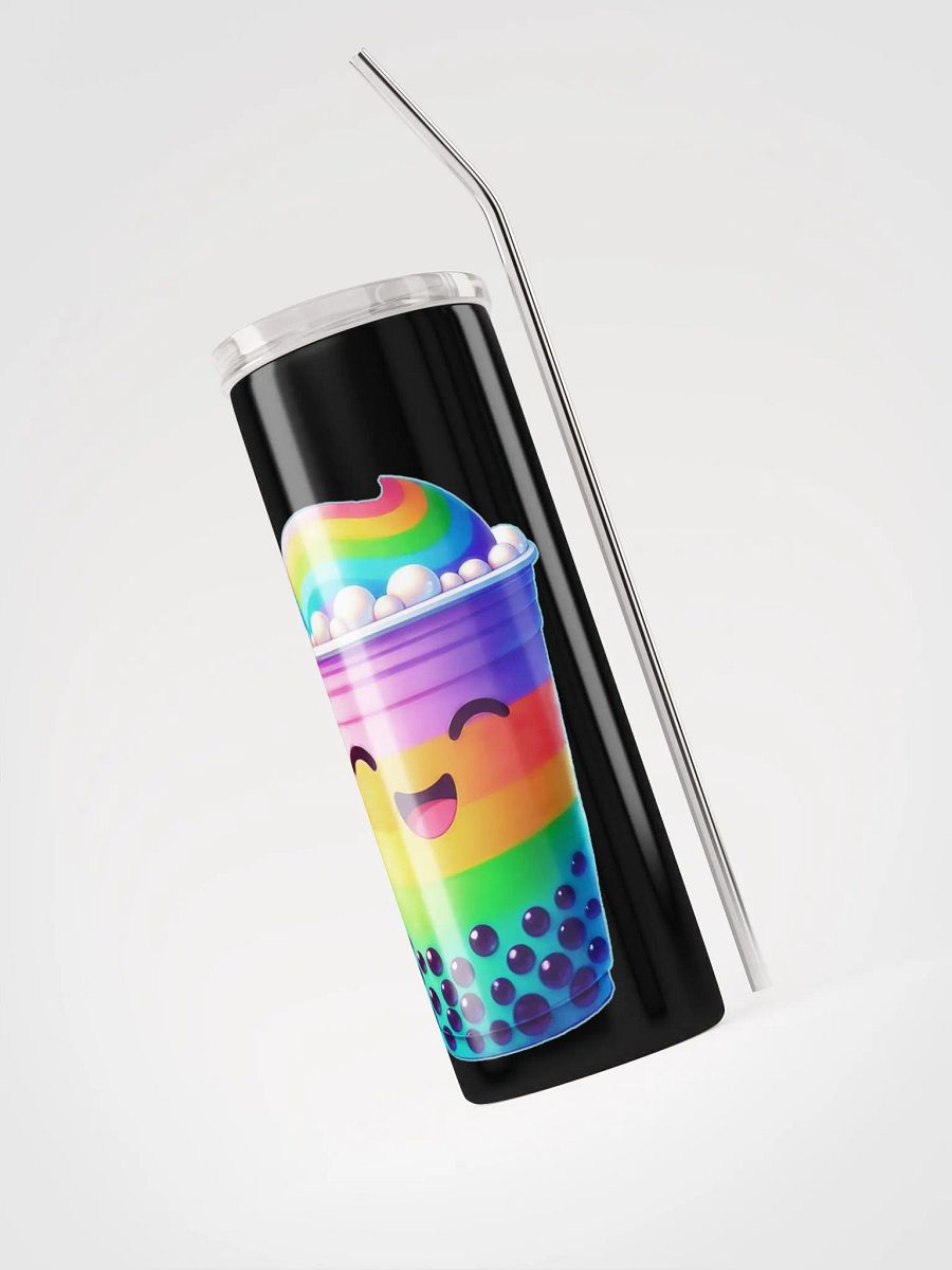 Rainbow Bubble Tea Happiness Stainless Steel Tumbler product image (5)