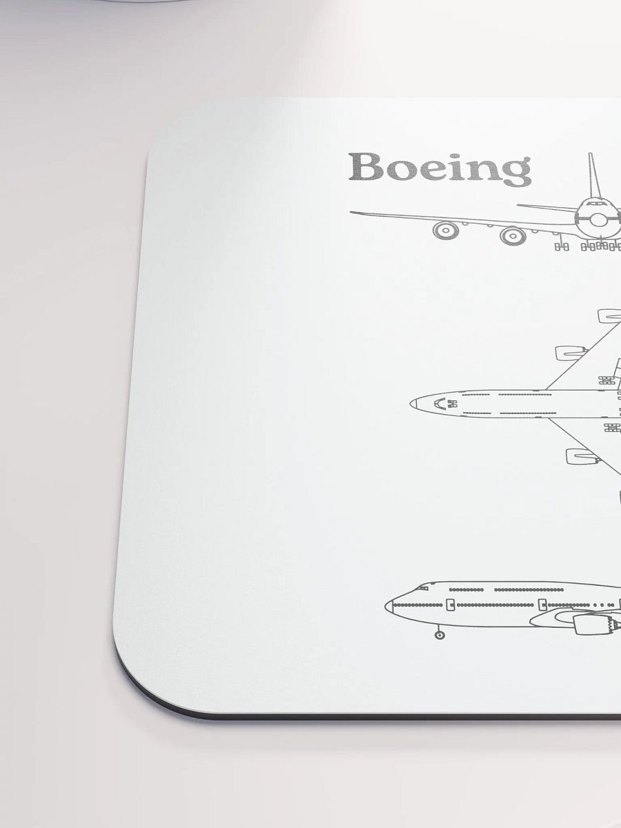 Boeing 747-8 Blueprint Mouse Pad product image (4)