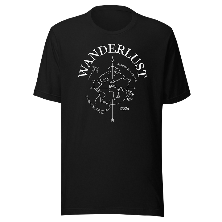 Wanderlust World Map Graphic T-Shirt product image (2)