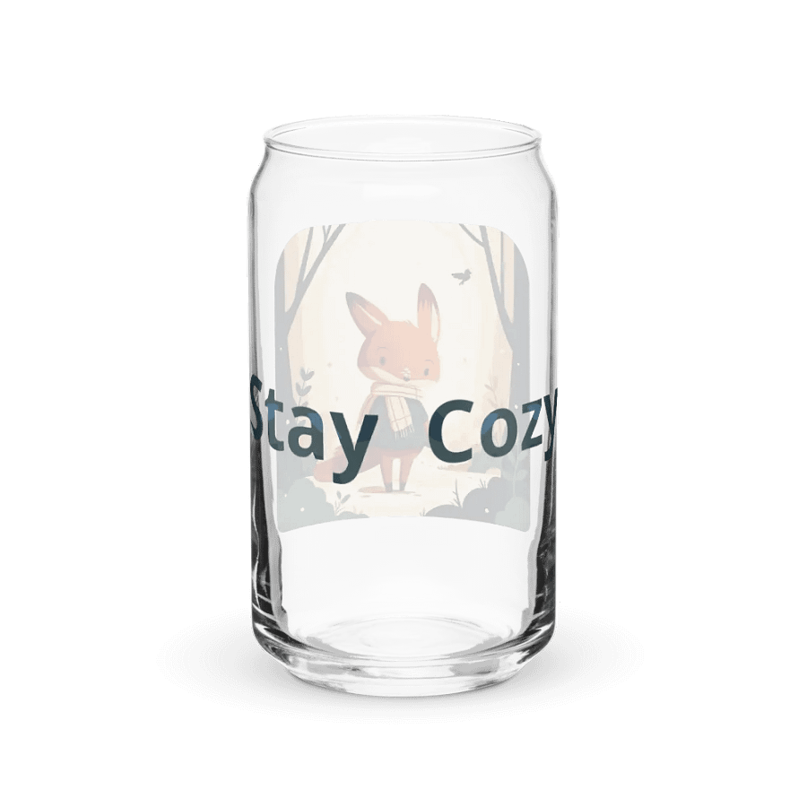 Cozy Forest Fox Glass product image (2)