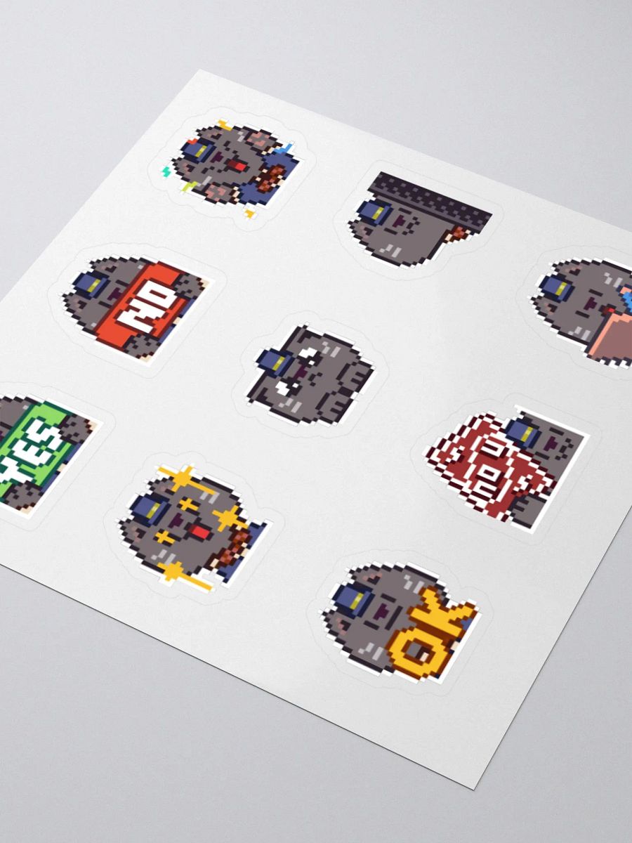 The Business Cat Emote Sticker Sheet #1 product image (9)