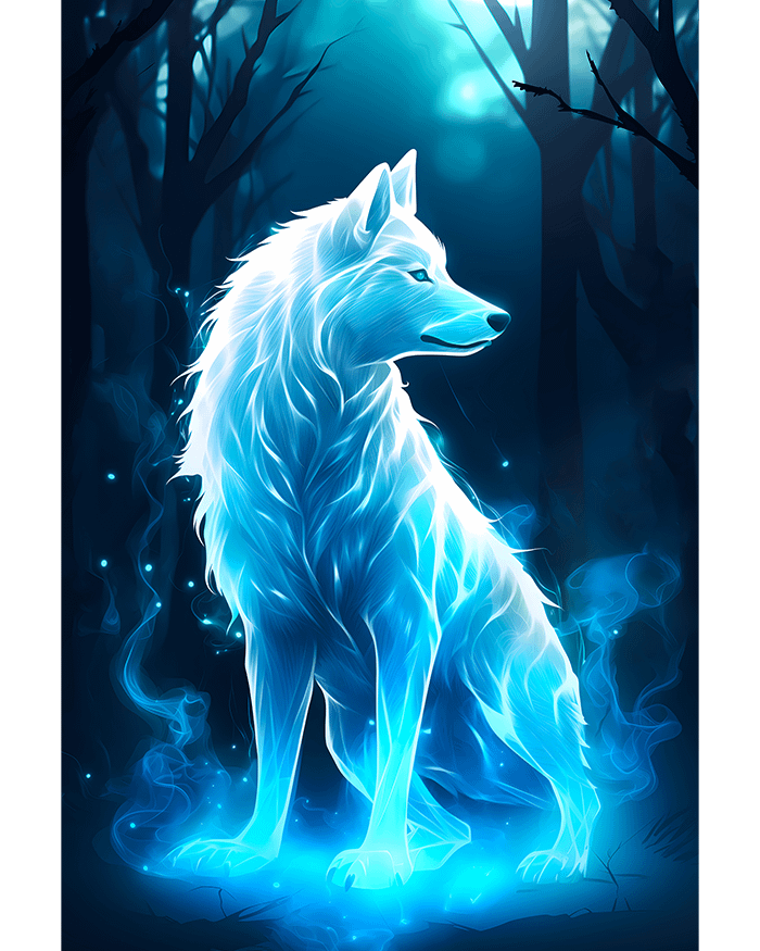 White Wolf Poster product image (1)