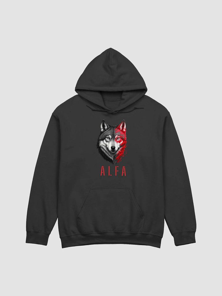 Alpha Wolf Split Face Hoodie product image (6)