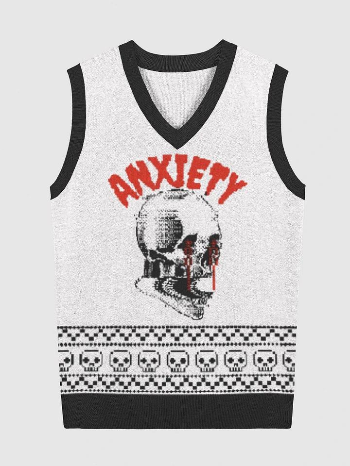 Anxiety knit sweater vest product image (1)