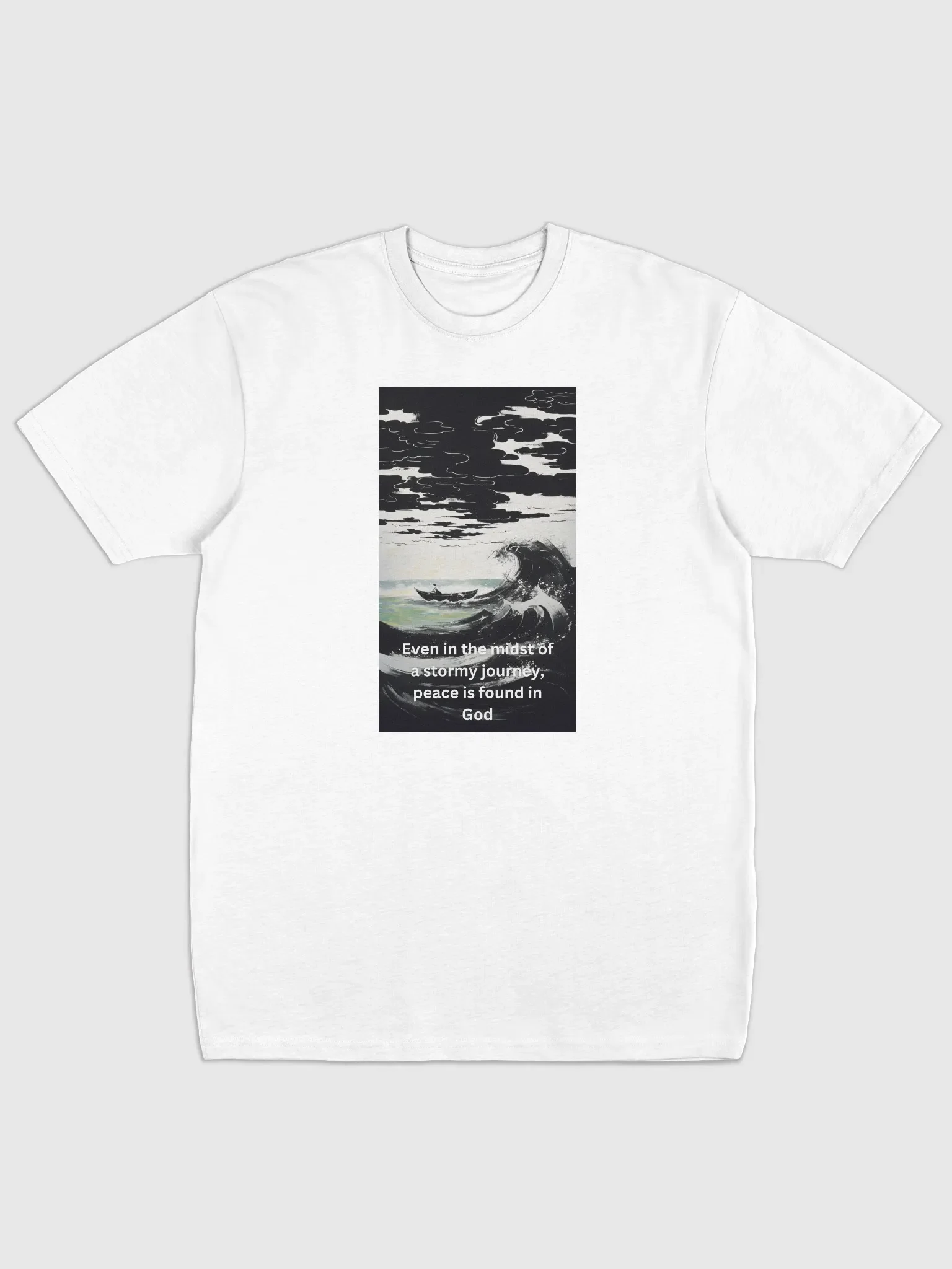Serenity in the Storm Heavyweight Tee product image (1)