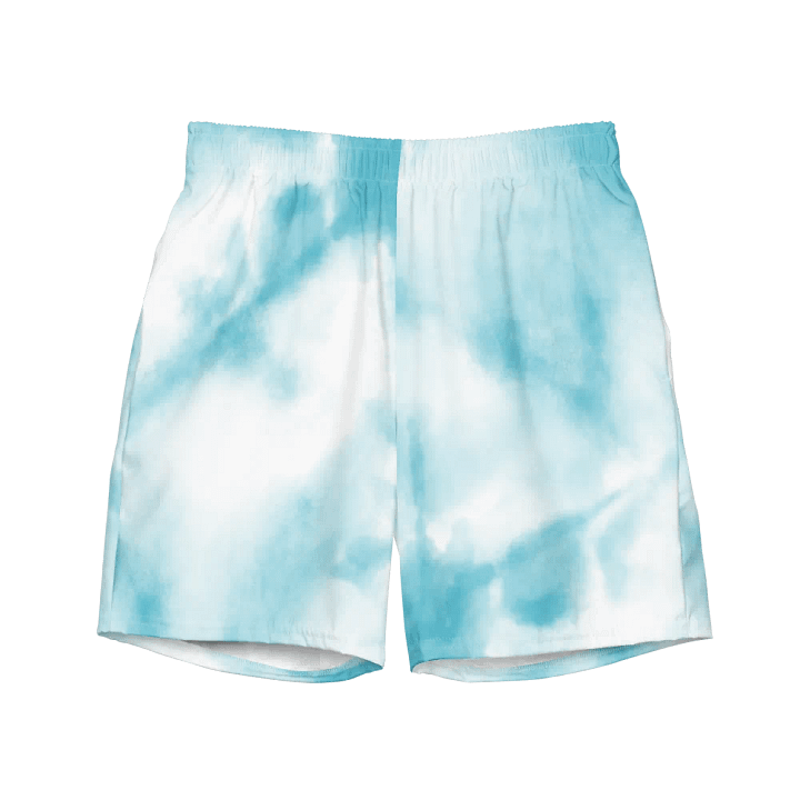 Blue Tye Dye Swim Trunks product image (2)