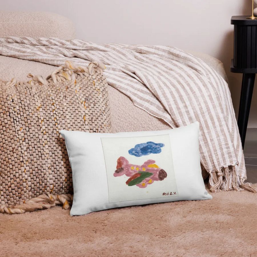 Kid Airplane (All-Over Print Premium Pillow Case) product image (5)