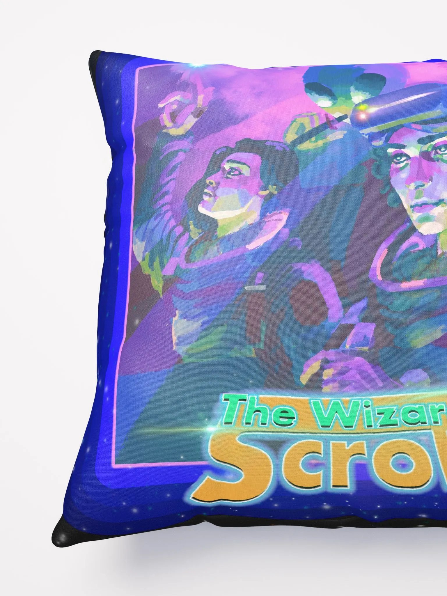 Wizard Scroll IN SPACE Throw Pillow product image (5)