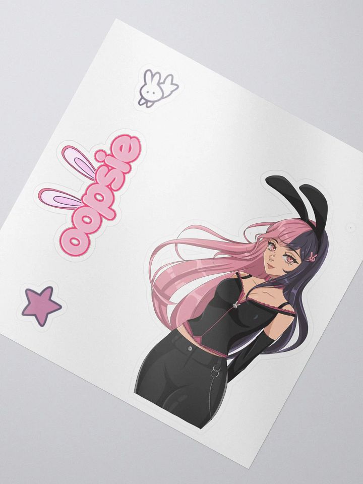 Oopsie Bunny & Logo Stickers product image (2)