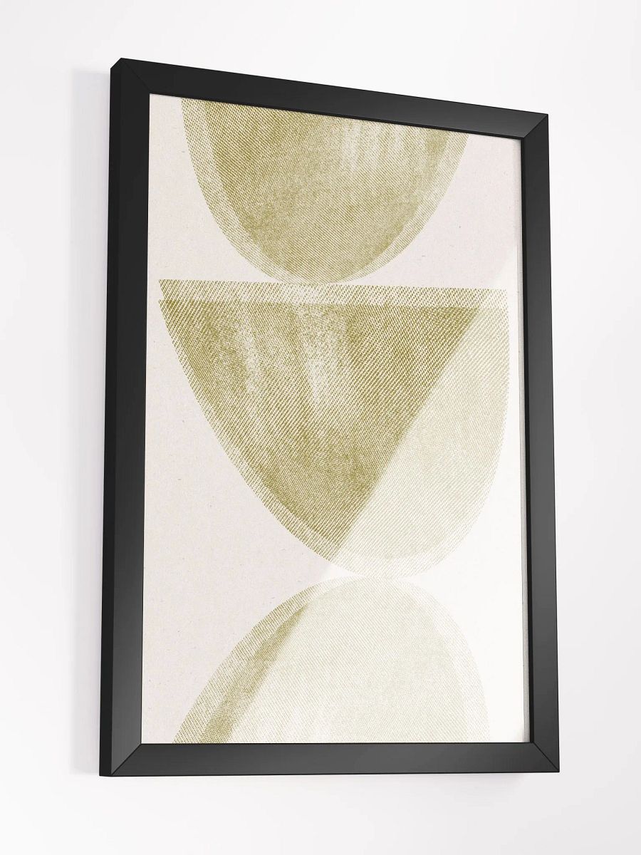 Symmetric Serenity Framed Poster | Modern Minimalist Wall Art product image (4)