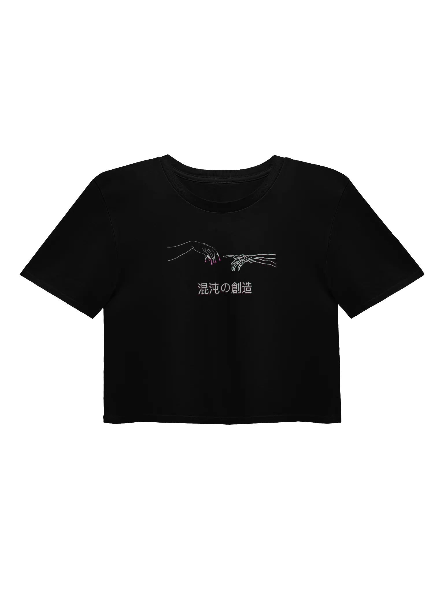 Creation of Chaos Crop Top - White Print product image (4)