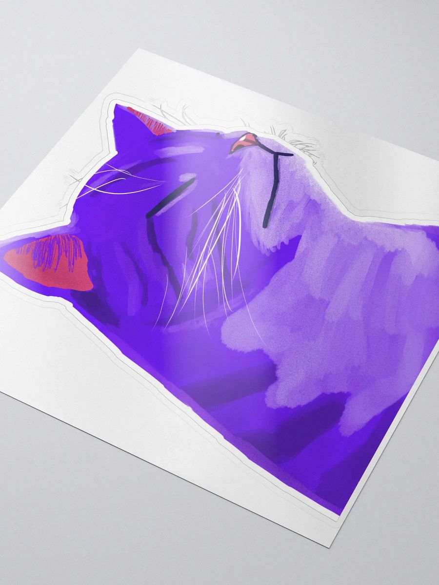 Grape Cat Sticker product image (3)