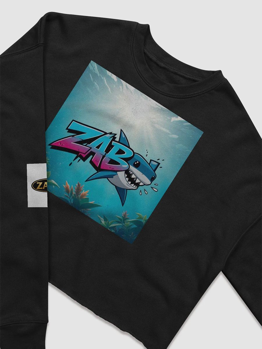 Golden ZABU Logo Women's Crop Sweatshirt product image (9)