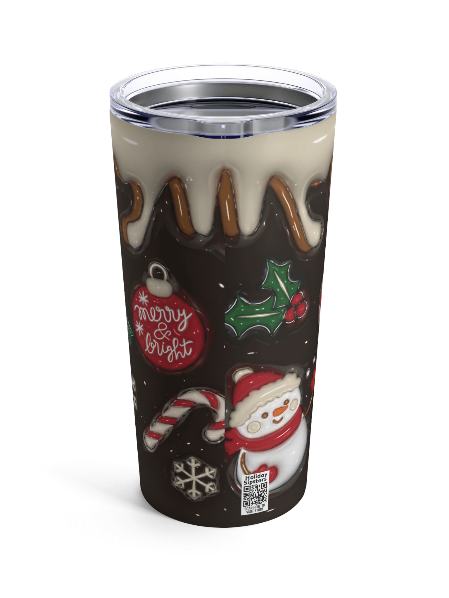 Yummy Chocolate Holiday Stainless Steel Tumbler product image (3)
