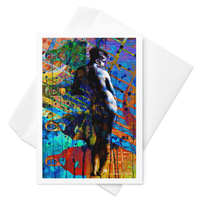 Vibrant Nude Art Greeting Card product image (1)