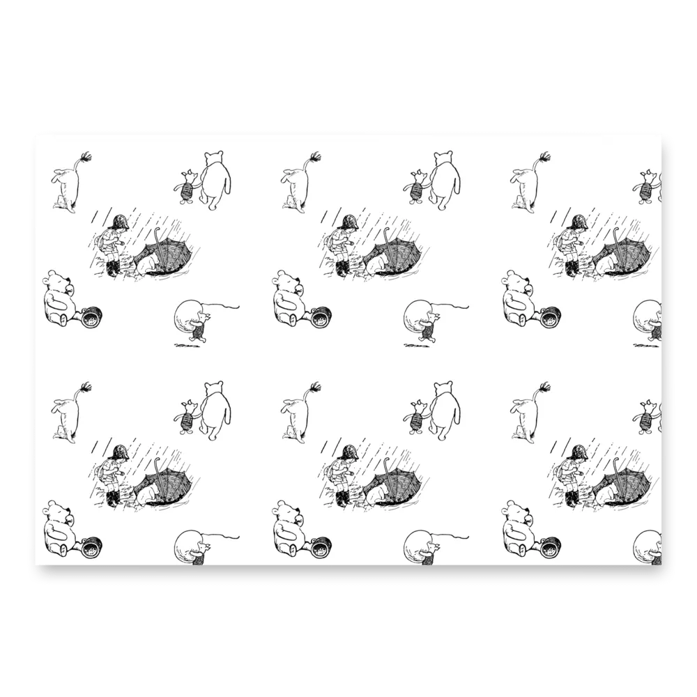 Pooh Bear Wrapping Paper product image (1)