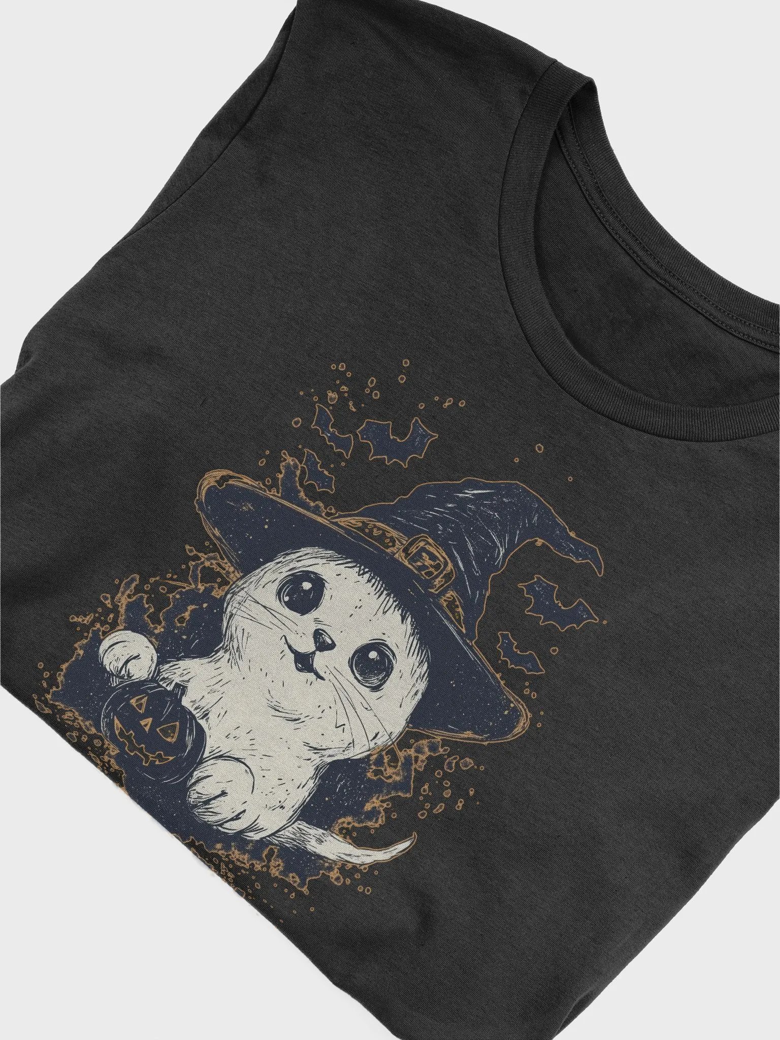 Trick or Treat, Purrlease! Halloween Cat T-Shirt product image (5)