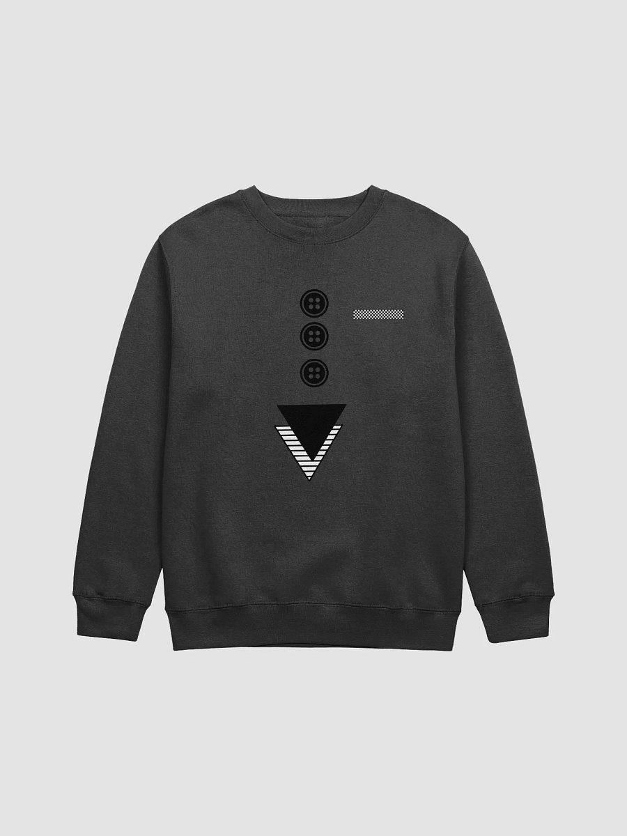 Triangles with buttons and hankie Premium Crewneck Sweatshirt product image (1)