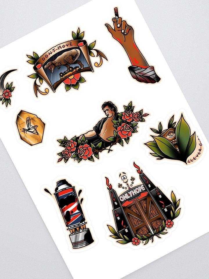 Jurassic Flash - Sticker Sheet product image (1)