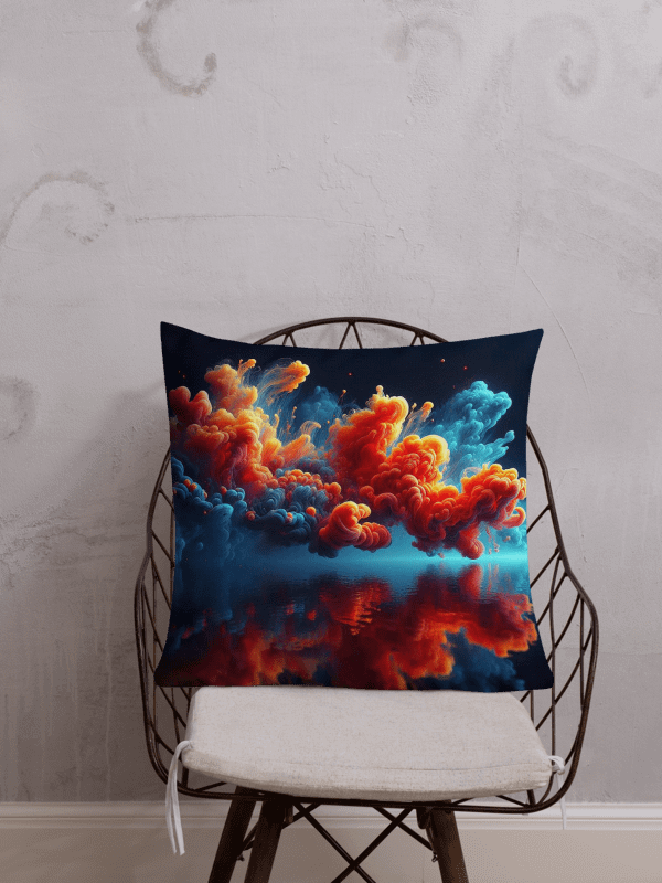 Ethereal Sky Reflection Premium Pillow product image (1)