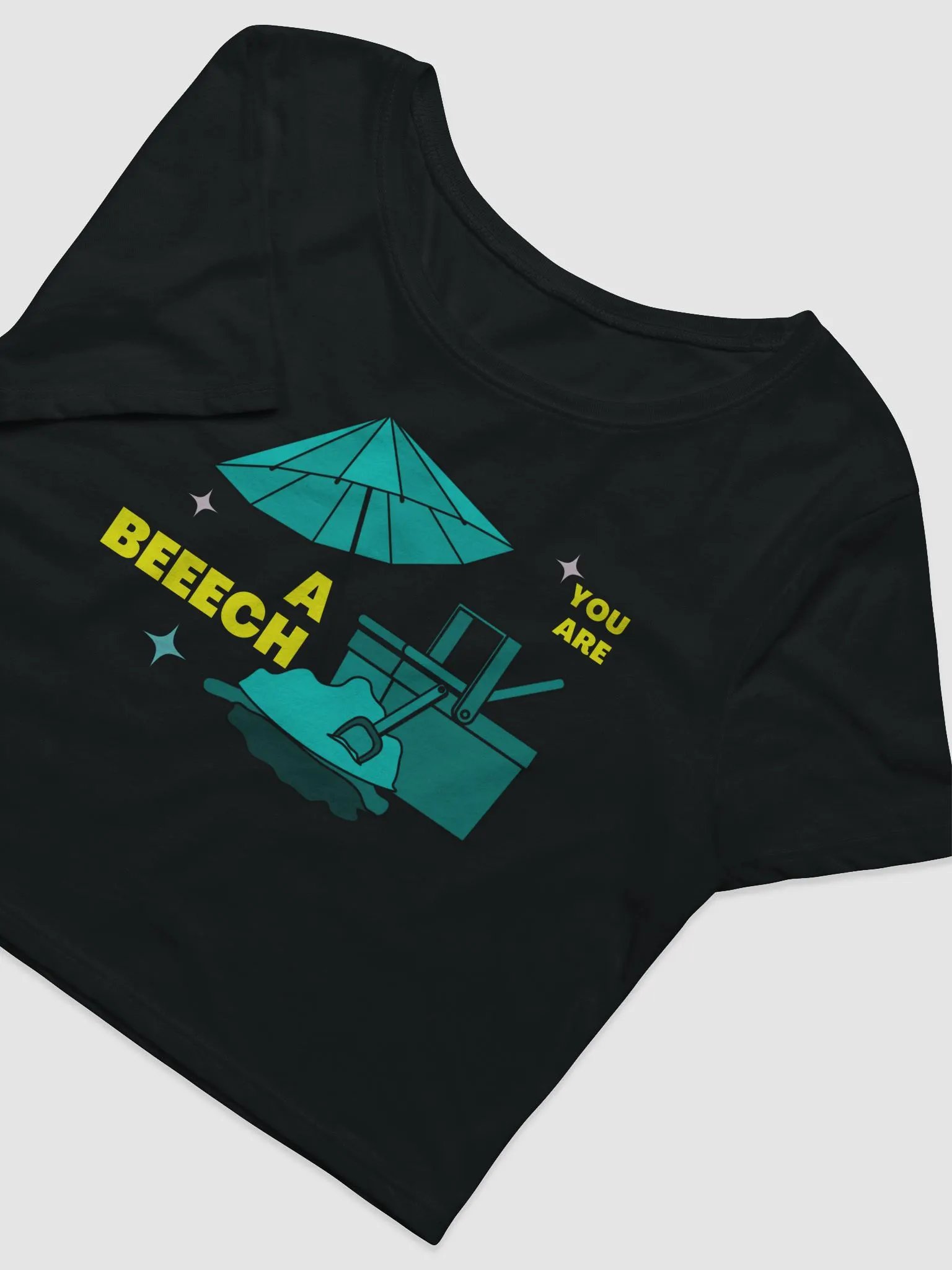 You Are A Beech Summer Crop Tee product image (4)