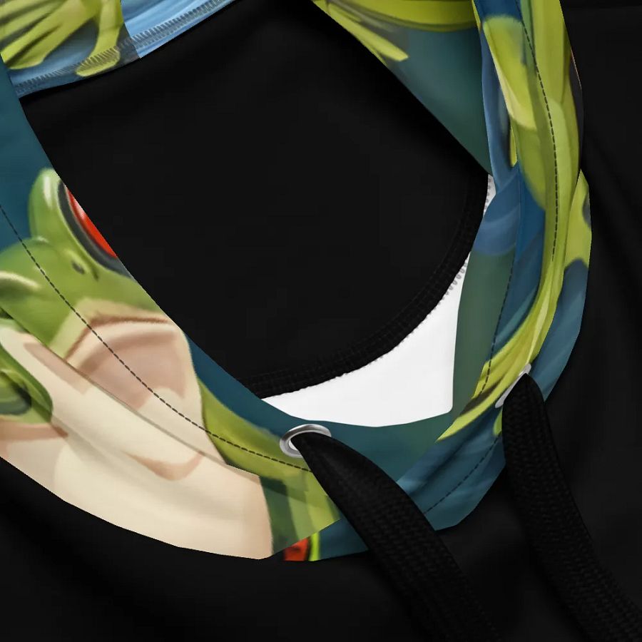 Playful Frog Unisex Hoodie product image (3)
