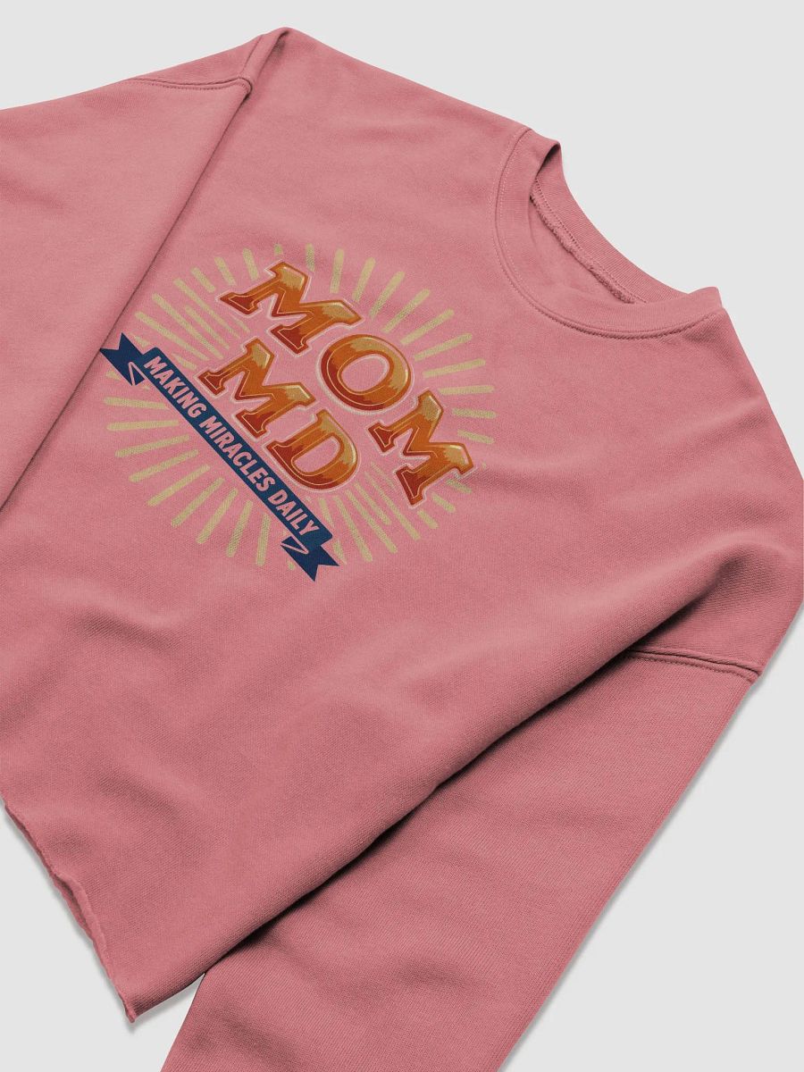 MOM MD Making Miracles Crop Sweatshirt product image (13)