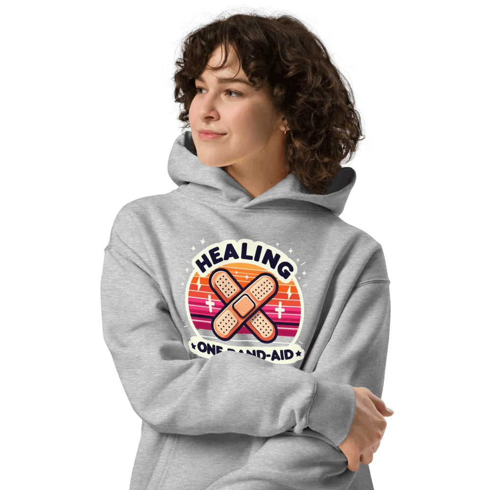 Healing One Band-Aid Unisex Hoodie product image (34)