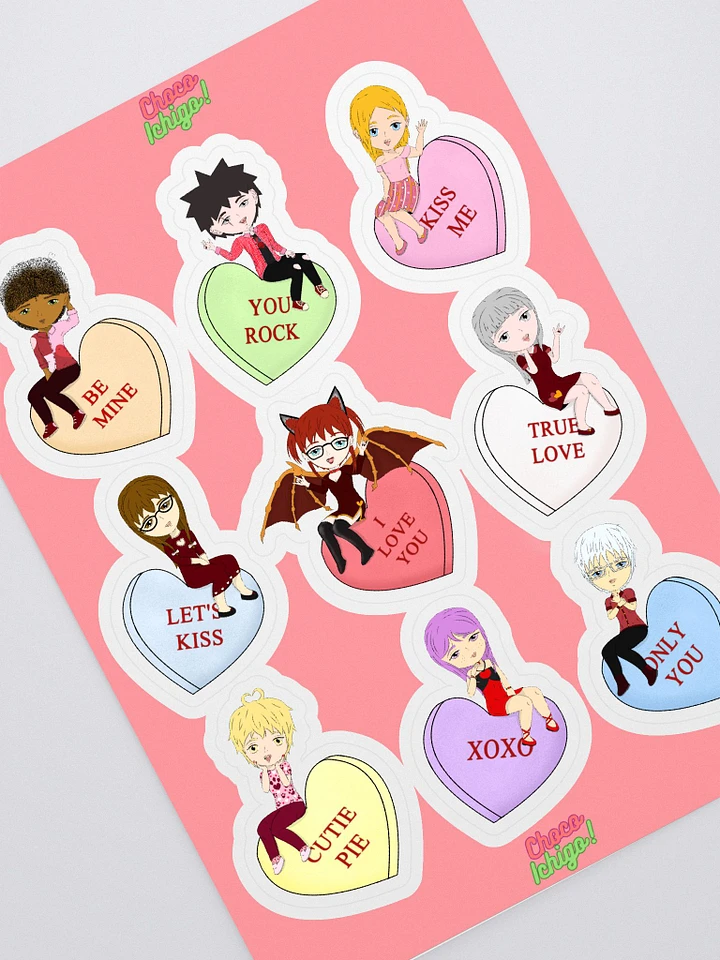 Valentine's Conversation Hearts Stickers product image (1)