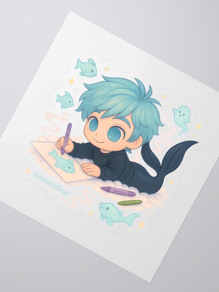Whimsical Mermaid Coloring Stickers product image (2)