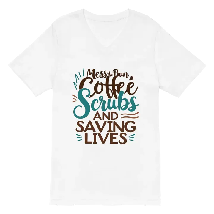 Saving Lives V-Neck Tee product image (2)