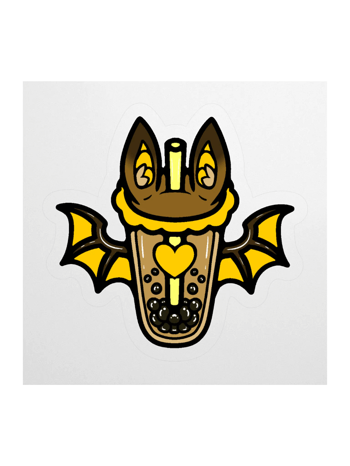 MatchaEXE Yellow Bobat Sticker product image (3)