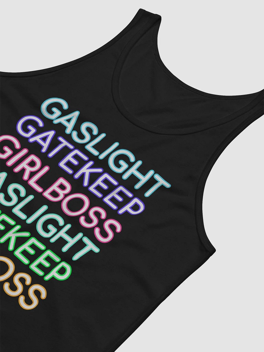 Gaslight Gatekeep Girlboss jersey tank top product image (4)